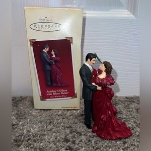Hallmark Scarlett O'hara and Rhett Butler ornament 2005